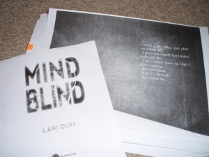 the first page of Mind Blind